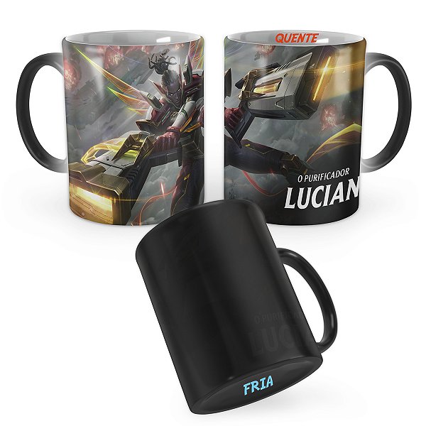 Caneca Mágica Lucian Paladino de Ataque League of Legends Lol