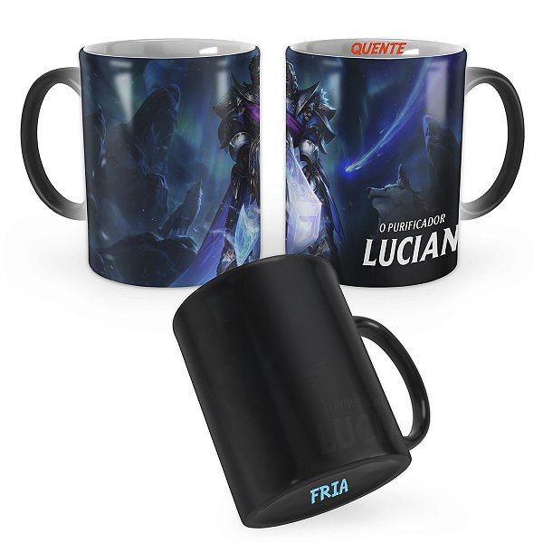 Caneca Mágica Lucian Bênção do Inverno League of Legends Lol