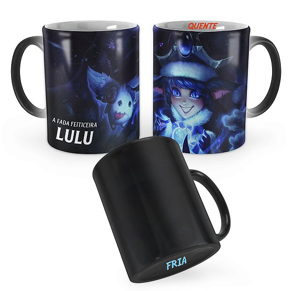 Caneca Mágica Lulu Inverno Mágico League of Legends Lol