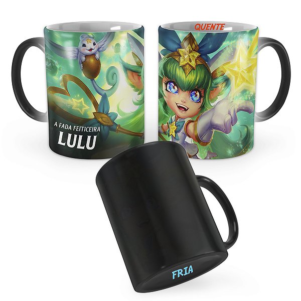 Caneca Mágica Lulu Guardiã Estelar League of Legends Lol
