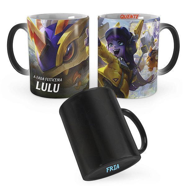 Caneca Mágica Lulu Domadora de Monstros League of Legends Lol