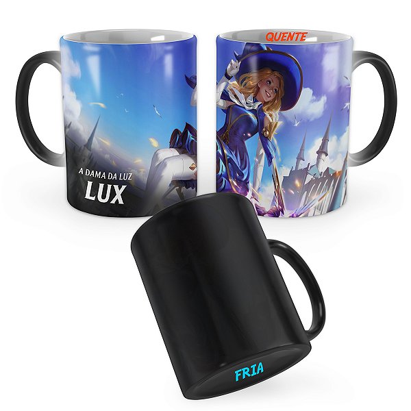 Caneca Mágica Lux Feiticeira League of Legends Lol