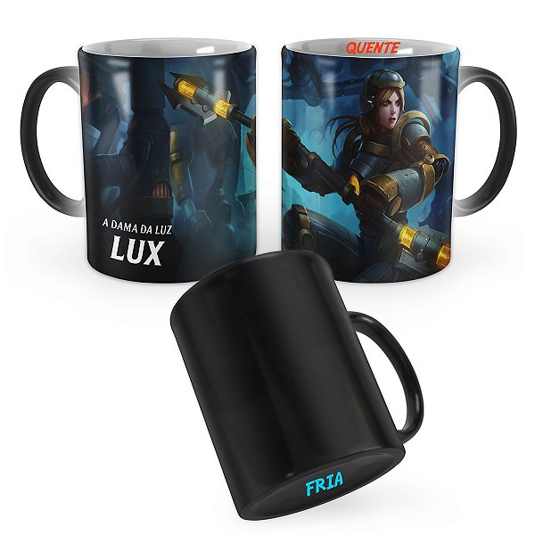 Caneca Mágica Lux Legionária de Aço League of Legends Lol