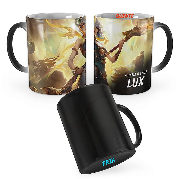 Caneca Mágica Lux Imperatriz Lunar League of Legends Lol