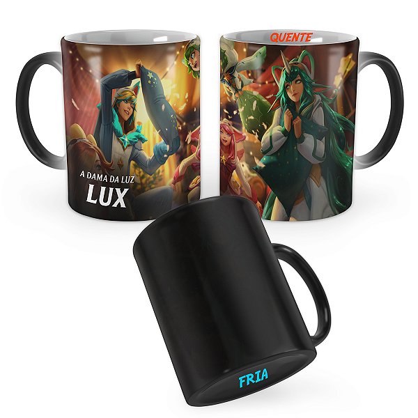 Caneca Mágica Lux Pijaminha Estelar League of Legends Lol