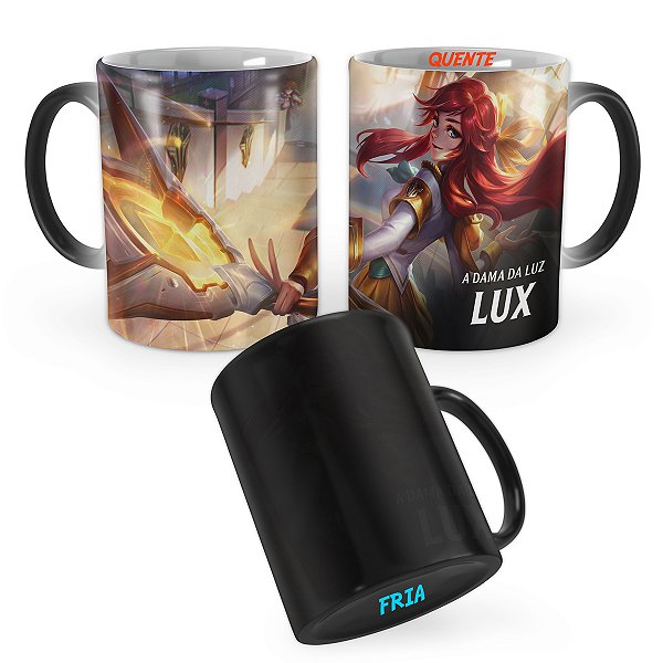Caneca Mágica Lux Academia de Batalha de Prestígio Lol
