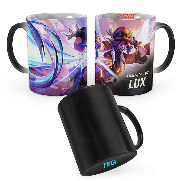 Caneca Mágica Lux Soul Fighter League of Legends Lol