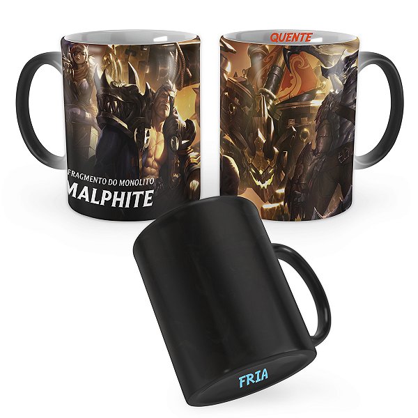 Caneca Mágica Malphite Barca de Ferro League of Legends Lol