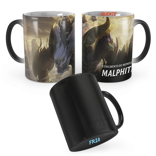 Caneca Mágica Malphite Guardião Lunar League of Legends Lol