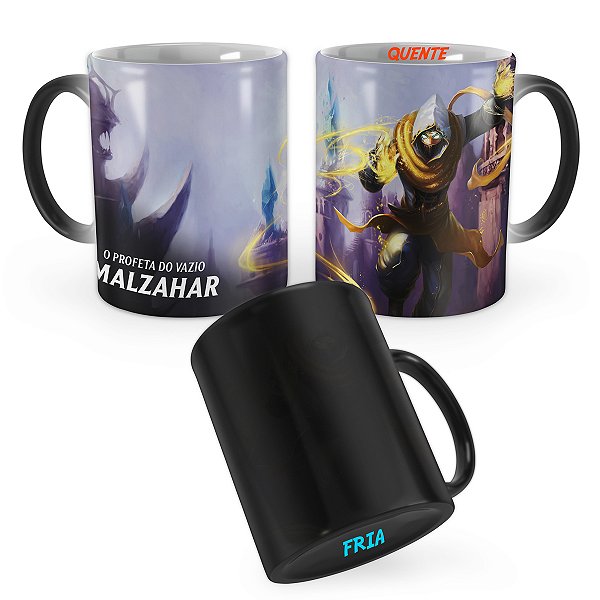 Caneca Mágica Malzahar Príncipe das Sombras League of Legends Lol