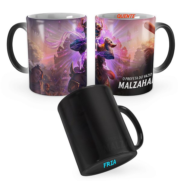 Caneca Mágica Malzahar Três Honras League of Legends Lol