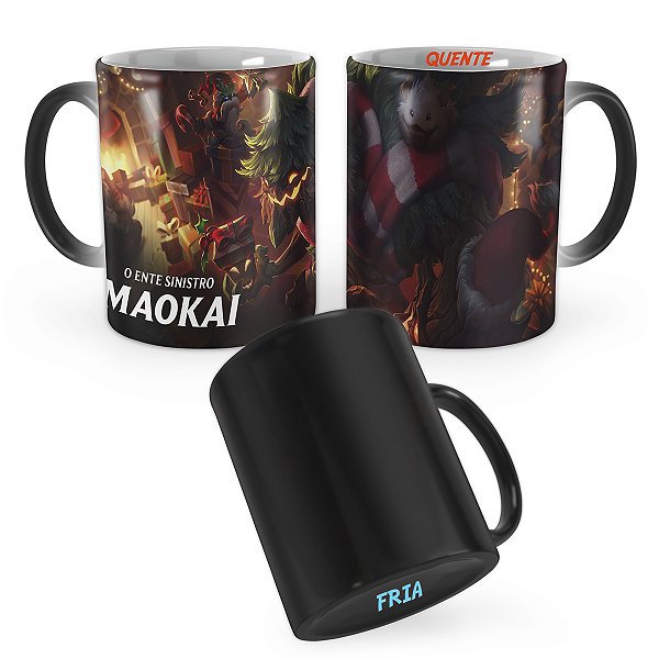 Caneca Mágica Maokai Natalino League of Legends Lol