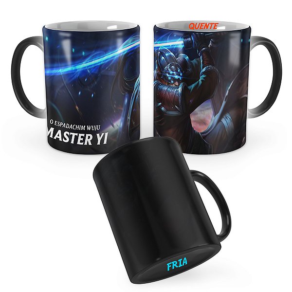 Caneca Mágica Master Yi, o Escolhido League of Legends Lol