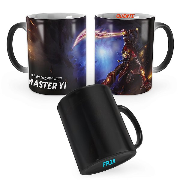 Caneca Mágica Master Yi de Ionia League of Legends Lol