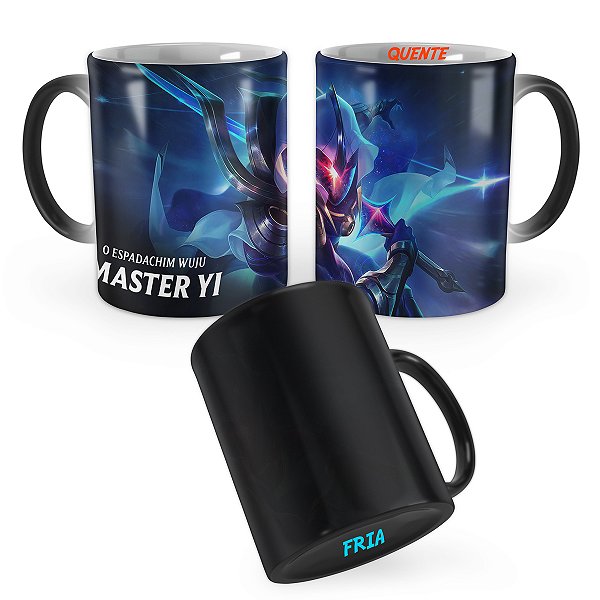 Caneca Mágica Master Yi Espada Cósmica League of Legends Lol