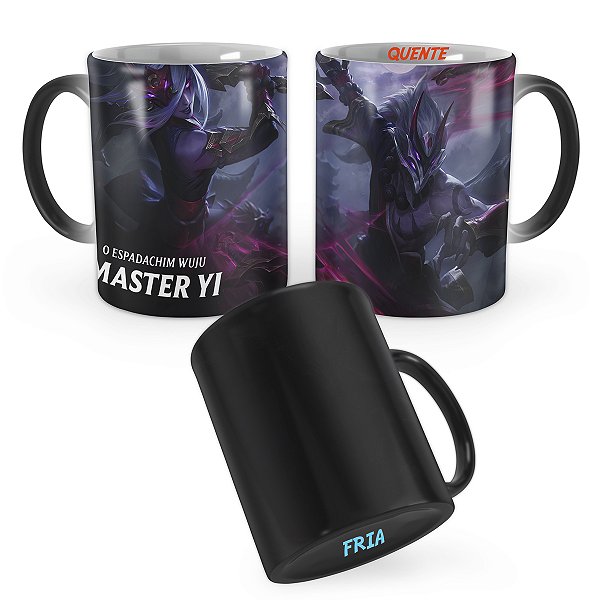 Caneca Mágica Master Yi Lua Sangrenta League of Legends Lol