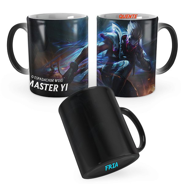Caneca Mágica Master Yi PsyOps League of Legends Lol