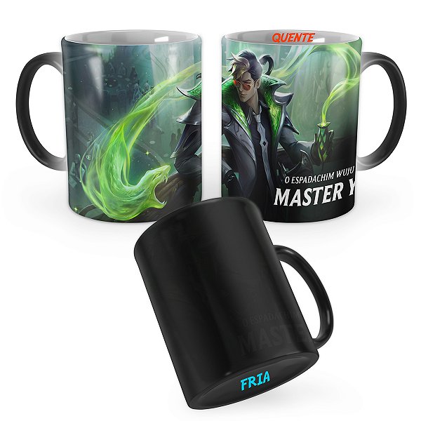 Caneca Mágica Master Yi Galante League of Legends Lol