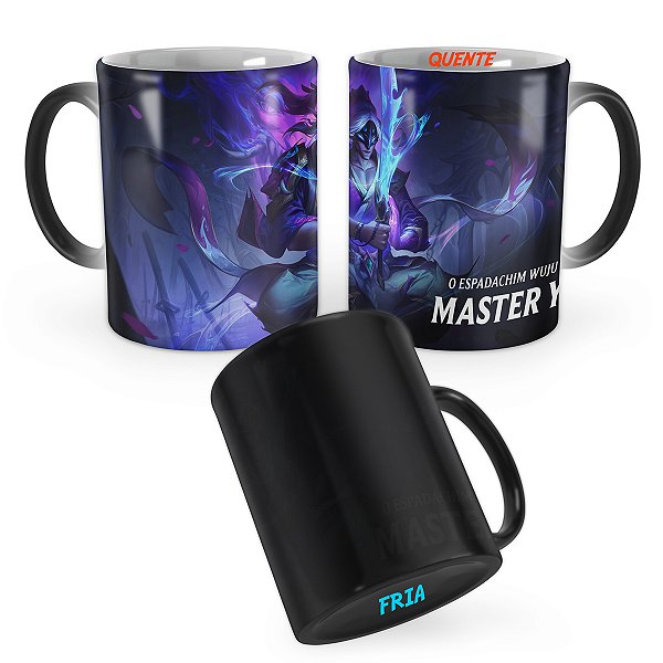 Caneca Mágica Master Yi Florescer Espiritual League of Legends Lol