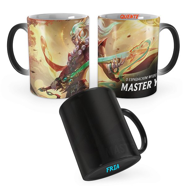 Caneca Mágica Master Yi Escamas Celestiais League of Legends Lol