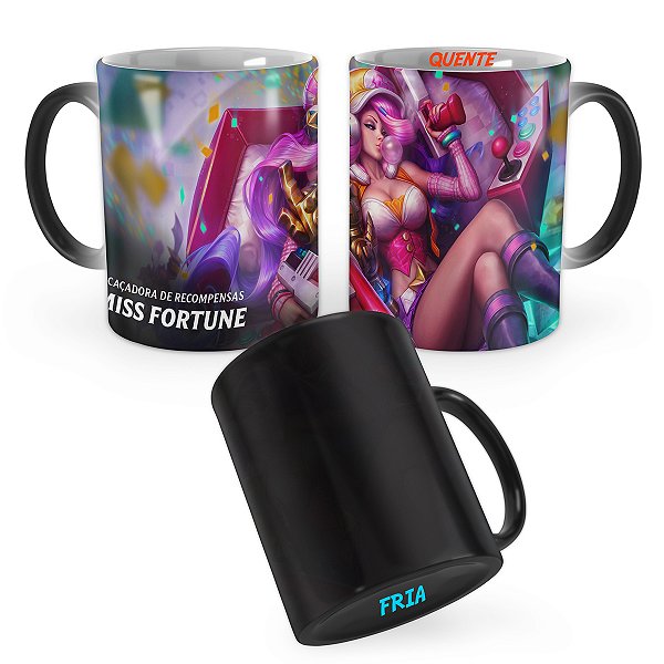 Caneca Mágica Miss Fortune Fliperama League of Legends Lol