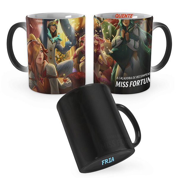 Caneca Mágica Miss Fortune Pijaminha Estelar League of Legends Lol