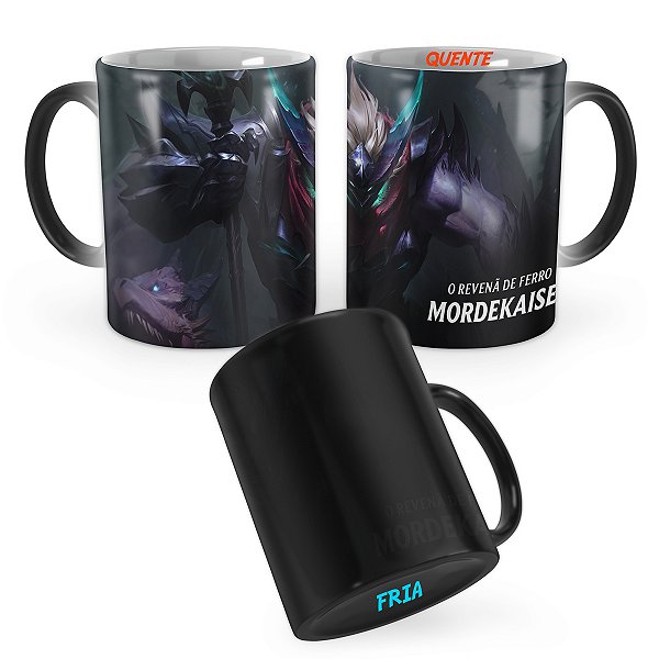Caneca Mágica Mordekaiser Dracônico League of Legends Lol