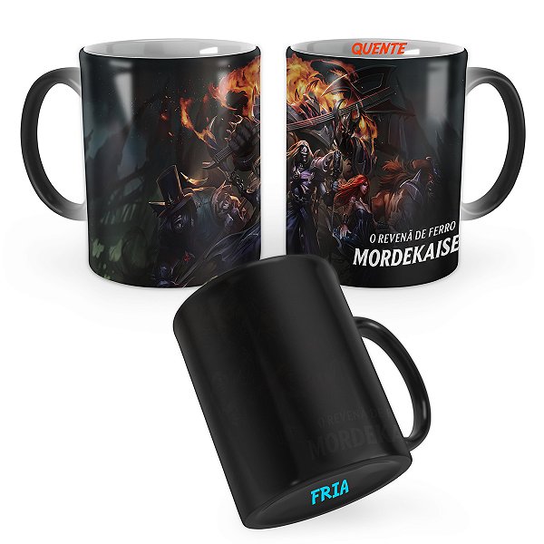 Caneca Mágica Mordekaiser Pentakill League of Legends Lol