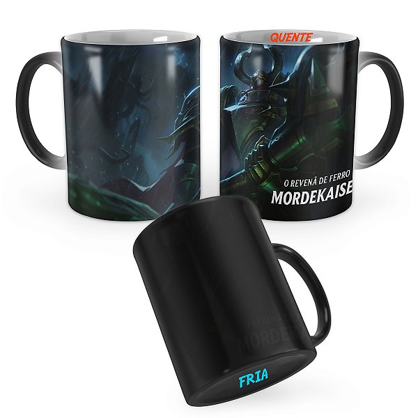 Caneca Mágica Lorde Mordekaiser League of Legends Lol