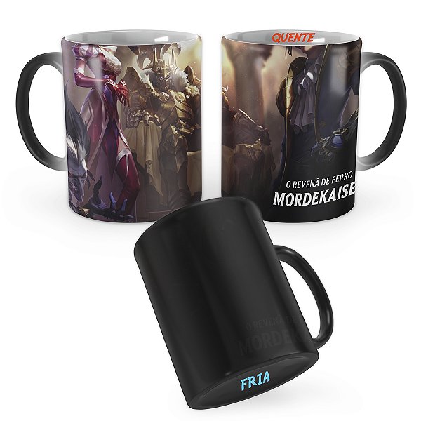 Caneca Mágica Mordekaiser Rei de Paus League of Legends Lol
