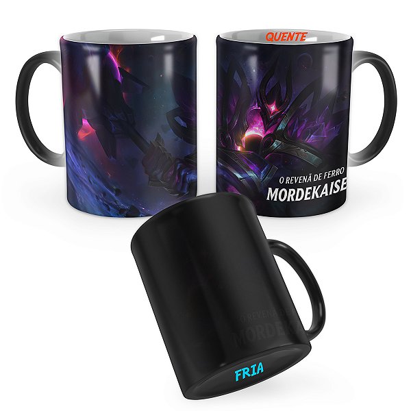 Caneca Mágica Mordekaiser Estrela Negra League of Legends Lol