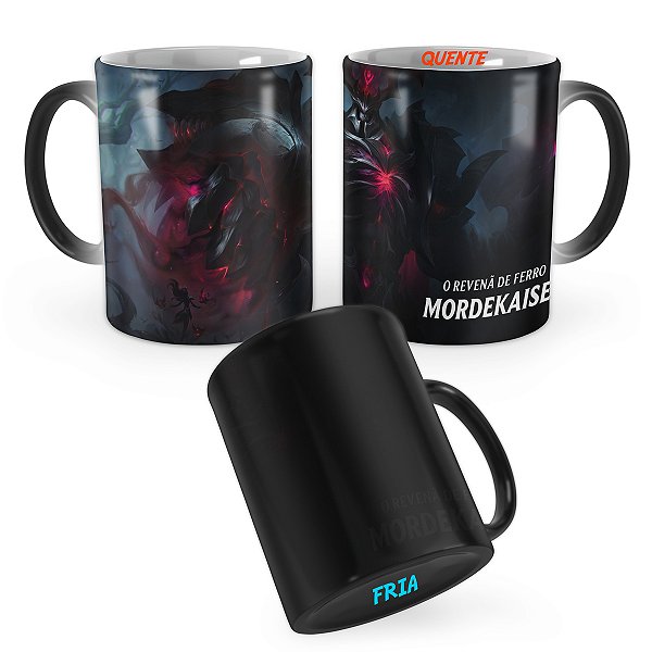 Caneca Mágica Mordekaiser Deus Antigo League of Legends Lol