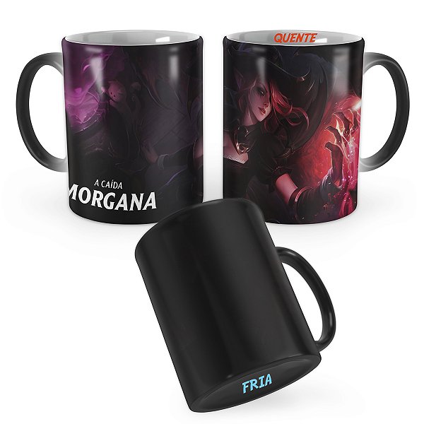 Caneca Mágica Morgana Feiticeira League of Legends Lol