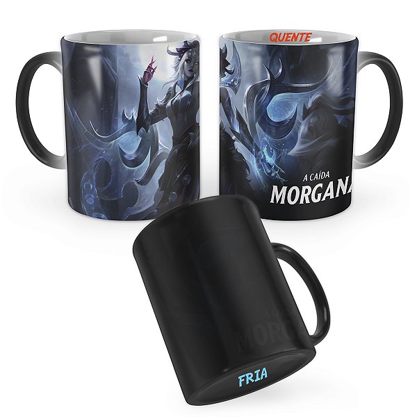 Caneca Mágica Morgana Lua Nevada League of Legends Lol