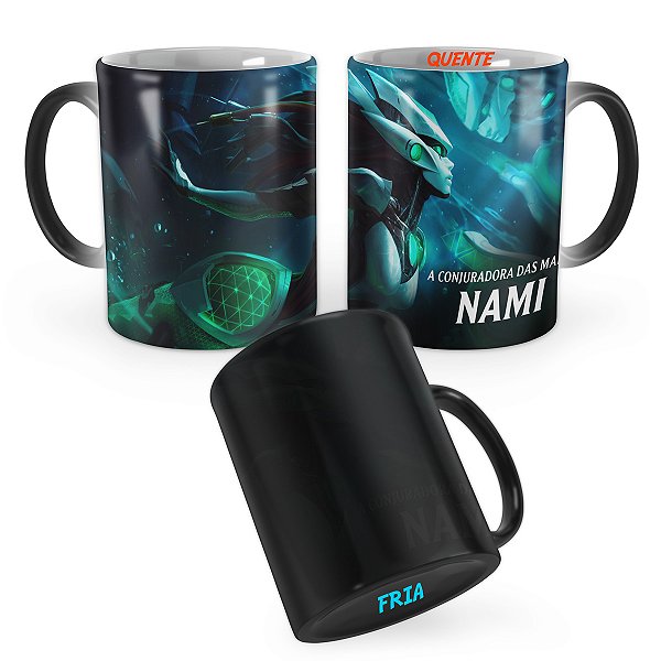 Caneca Mágica Nami Cibernética League of Legends Lol