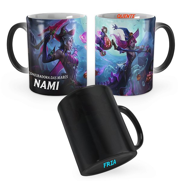 Caneca Mágica Nami Feiticeira League of Legends Lol