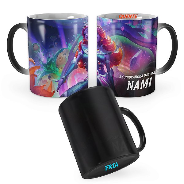 Caneca Mágica Nami Embalos no Espaço League of Legends Lol