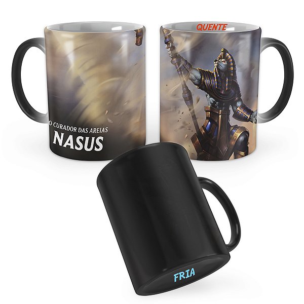Caneca Mágica Nasus Faraônico League of Legends Lol