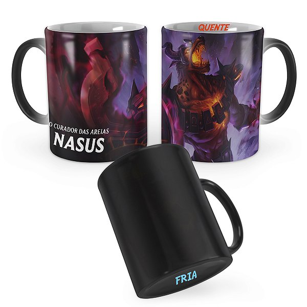 Caneca Mágica Nasus Infernal League of Legends Lol