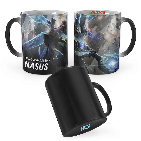 Caneca Mágica Nasus Titã Blindado League of Legends Lol