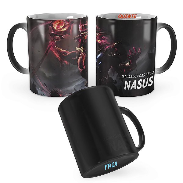 Caneca Mágica Nasus Emissário da Escuridão League of Legends Lol
