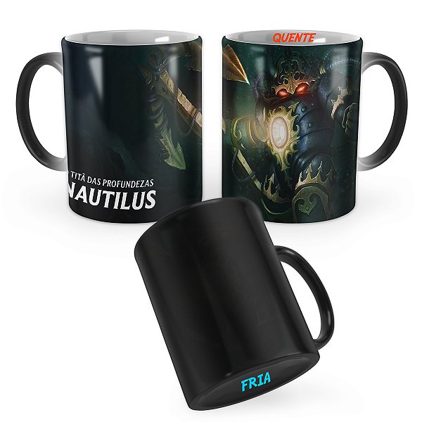 Caneca Mágica Nautilus Abissal League of Legends Lol