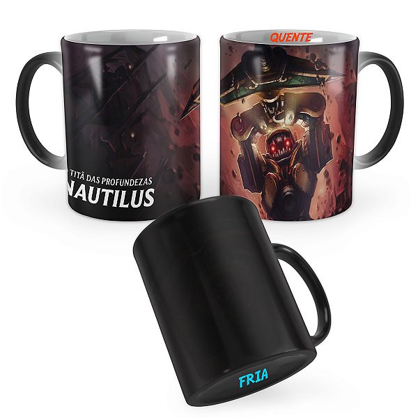 Caneca Mágica Nautilus Subterrâneo League of Legends Lol