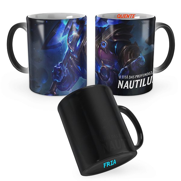 Caneca Mágica Nautilus Paladino Cósmico League of Legends Lol