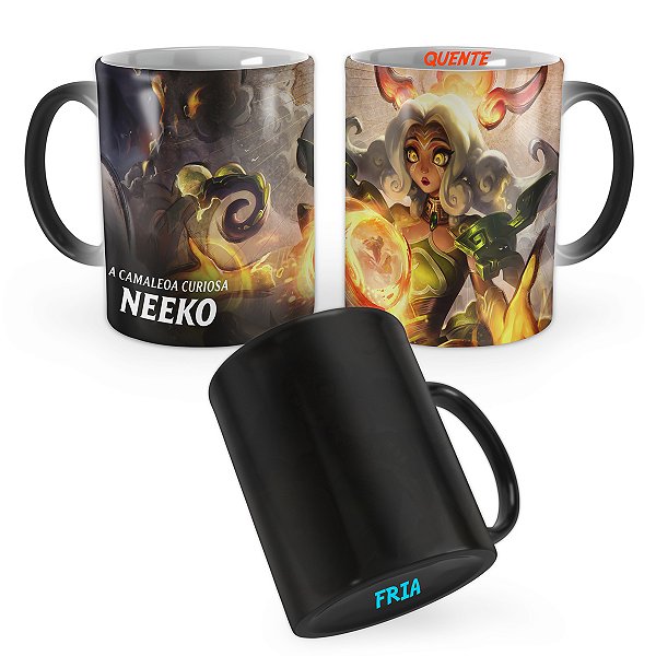 Caneca Mágica Neeko Pergaminhos Shan Hai League of Legends Lol