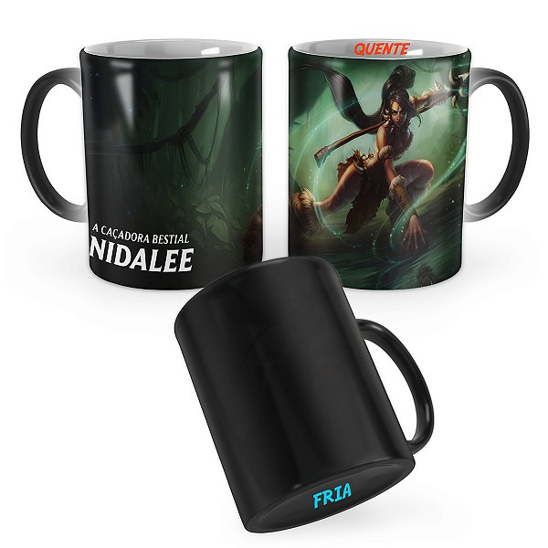 Caneca Mágica Nidalee League of Legends Lol