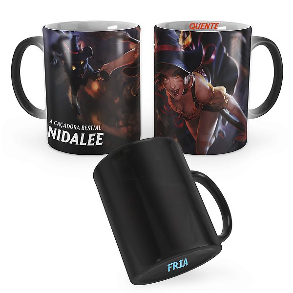 Caneca Mágica Nidalee Feiticeira League of Legends Lol