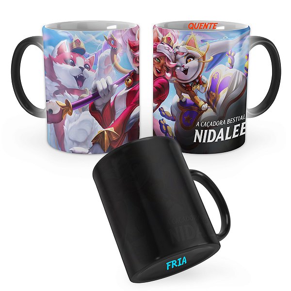 Caneca Mágica Nidalee Gatinha League of Legends Lol
