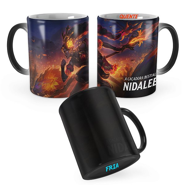 Caneca Mágica Nidalee La Ilusión League of Legends Lol
