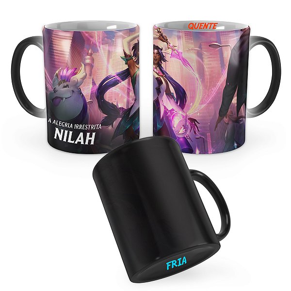 Caneca Mágica Nilah Guardiã Estelar League of Legends Lol